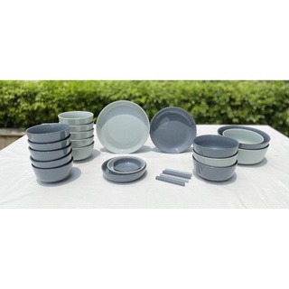 Bộ bát đĩa Mono 10 người 25P - Erato - Hàng nhập khẩu Hàn Quốc