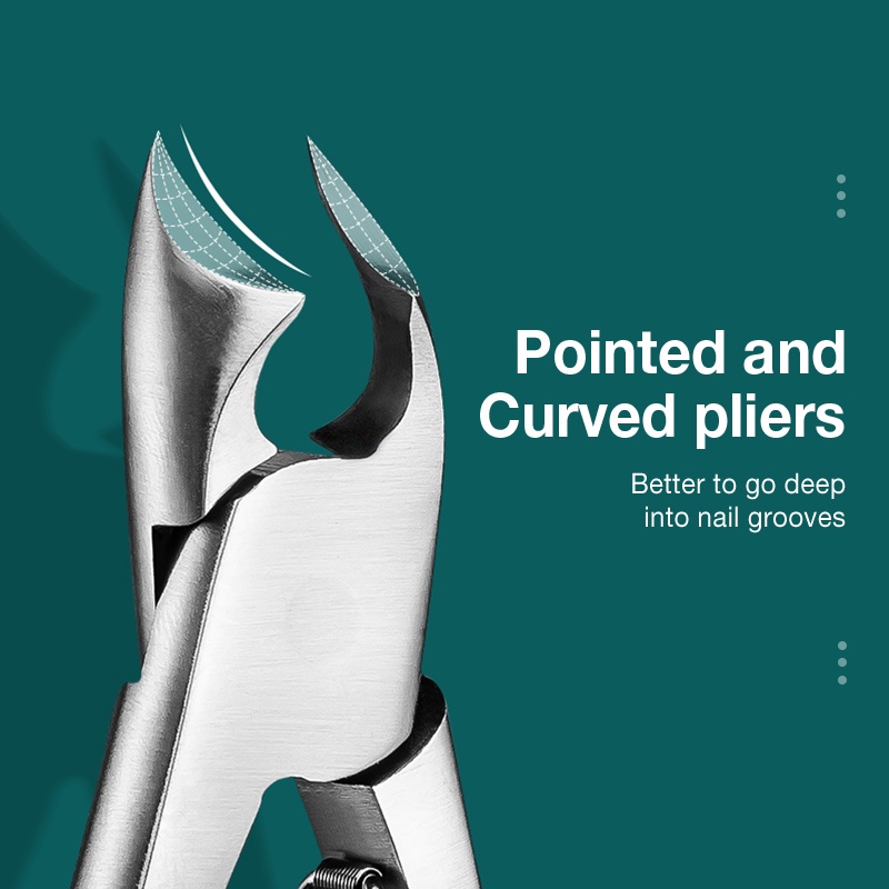 MR.GREEN Kìm cắt móng tay/ móng chân bằng thép không gỉ dày và cứng