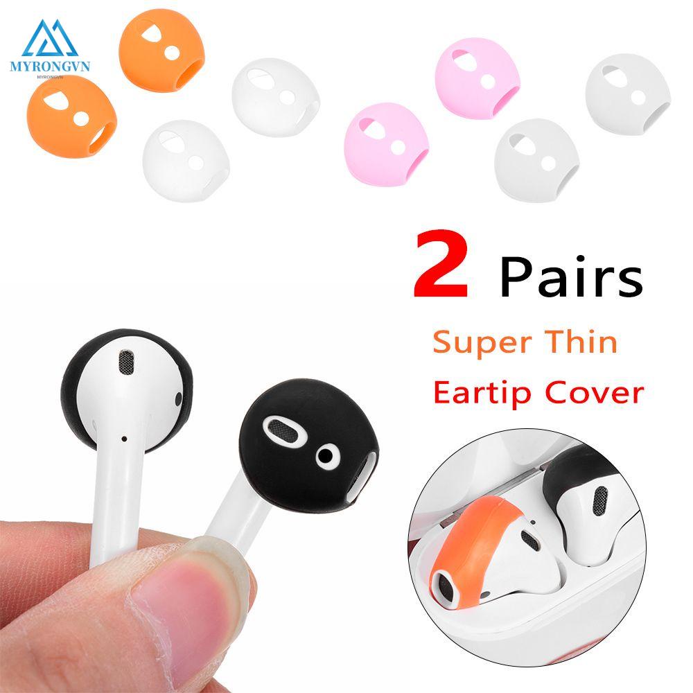 Set 2 cặp nút bọc tai nghe siêu mỏng chống trượt mềm mại