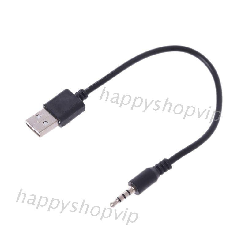 Cáp Chuyển Đổi Âm Thanh Đầu Cắm Hsv Usb Sang 3.5mm Cho Mp3 Mp4 Màu Đen