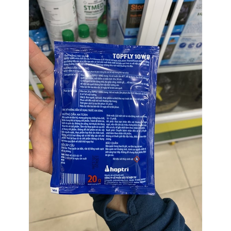 Thuốc diệt ruồi TOPFLY 10WG 1 gói 20g