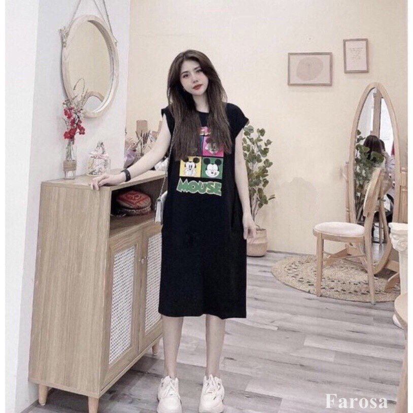 [XẢ HÀNG] Váy xuông nữ họa tiết kiểu chữ A thời trang