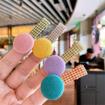 Kẹp Tóc Nơ Chấm Bi Cho Bé Gái