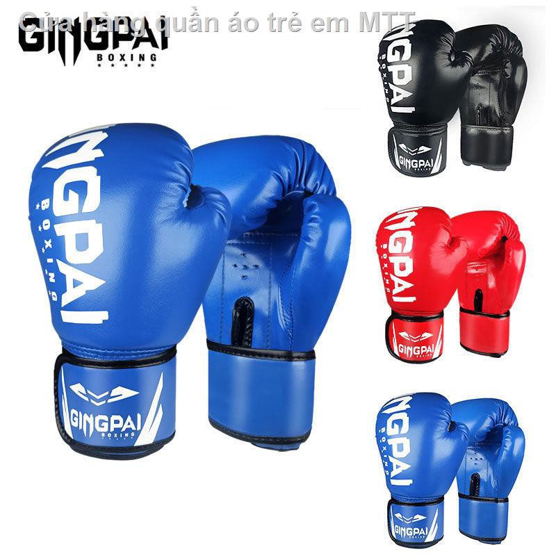 Găng đấm bốc chuyên nghiệp Sanda Fighting Miễn phí chiến đấu Bao cát Thực tế Muay Thái Huấn luyện người lớn với