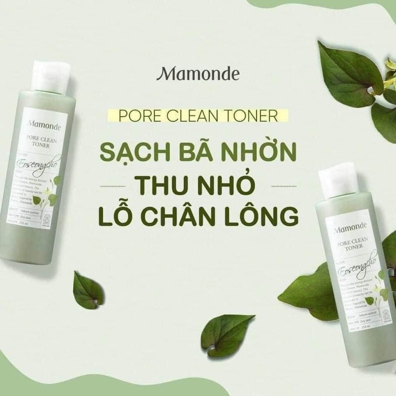 Toner Mamonde Pore Clean Toner diếp cá cho da dầu 250ml