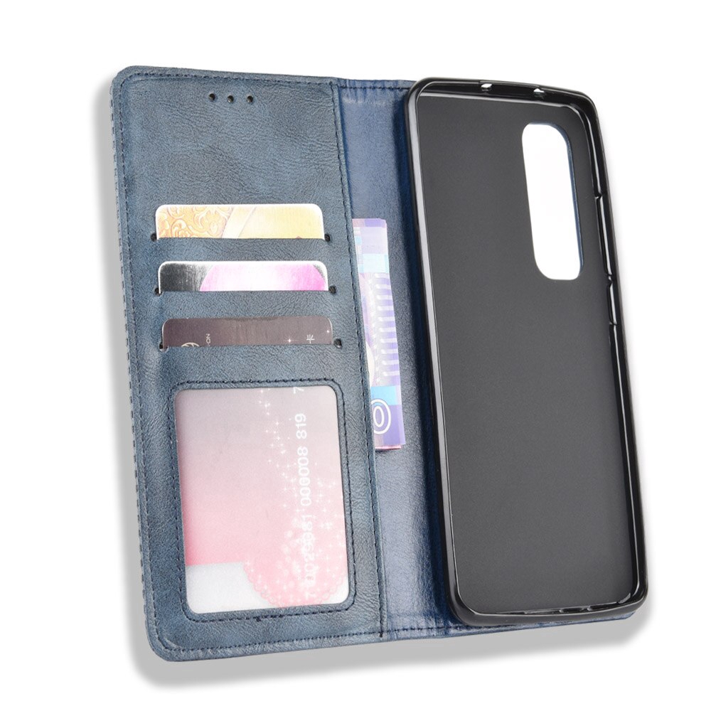 Bao da điện thoại nắp lật bằng PU có ngăn đựng tiền cho Xiaomi Mi Note 10 Lite Note10 lite