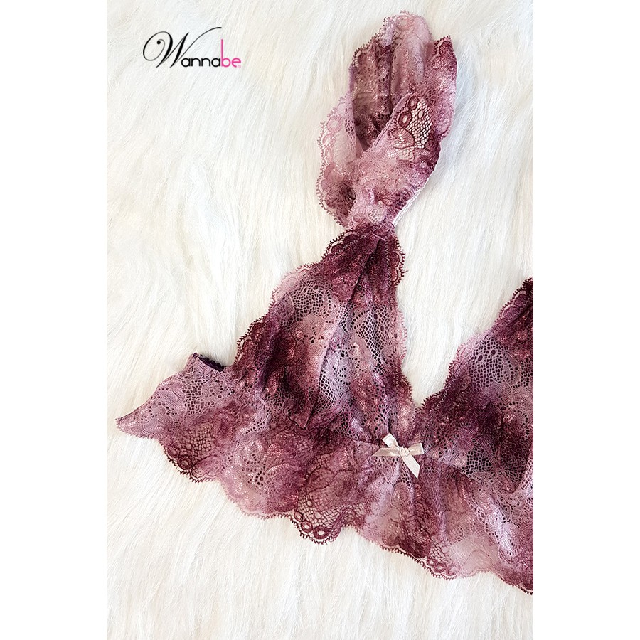 Áo ngực Wannabe ANR08 bralette ren dây vai cánh tiên nữ tính điệu đà