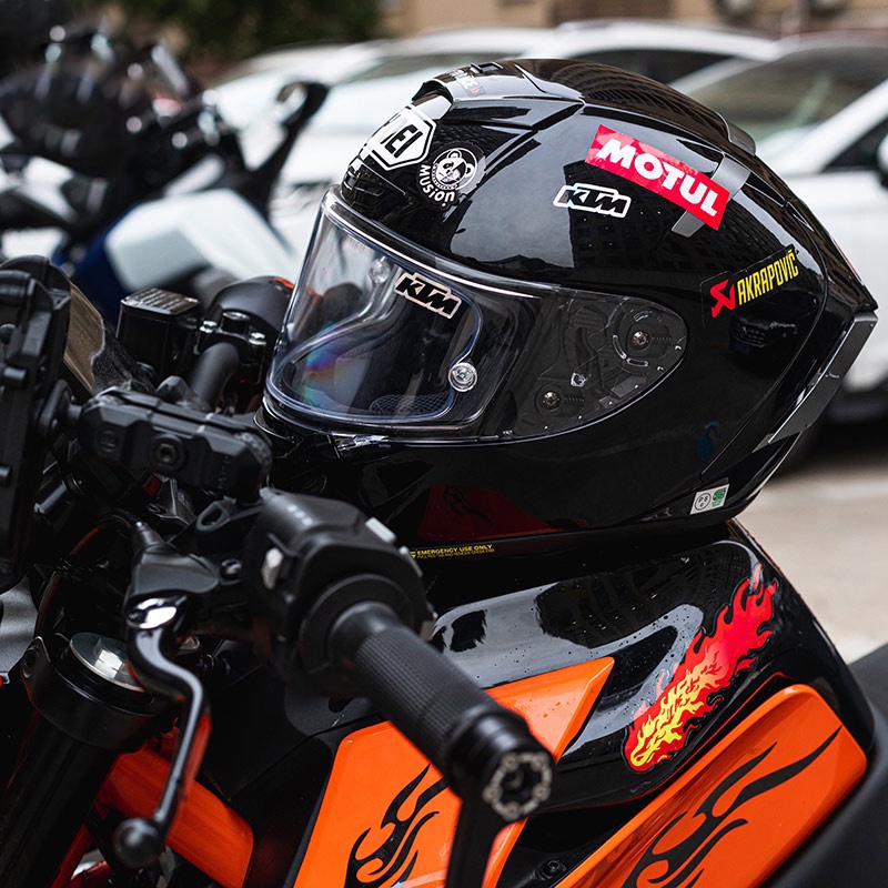 Miếng Dán Phản Quang Nhiều Hoạ Tiết Cho Nón Bảo Hiểm Xe Mô Tô Yamaha Tmax Kawasaki Ktm