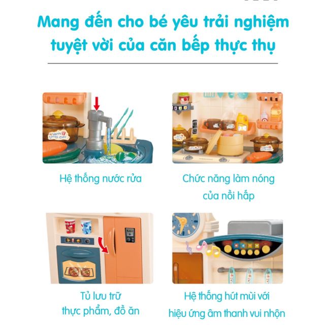 Bộ đồ chơi nhà bếp nấu ăn Holla