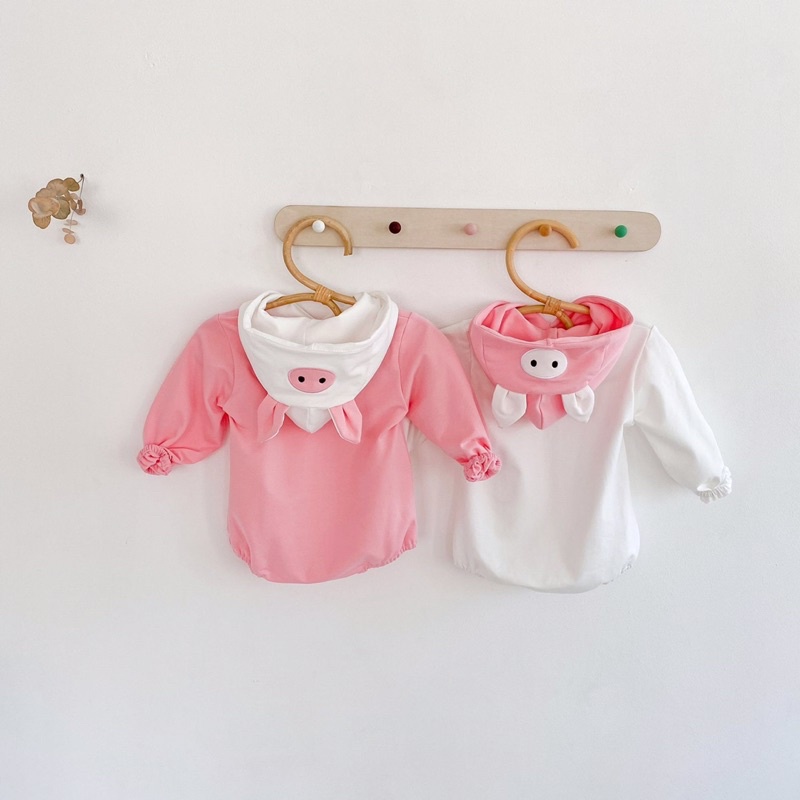 HEO HỒNG Body dài tay cho bé 45059
