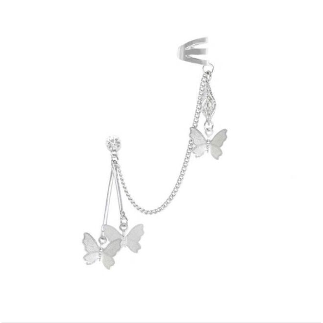 Khuyên Tai Dây Bướm Phong Cách Hàn Quốc Dành Cho Nữ