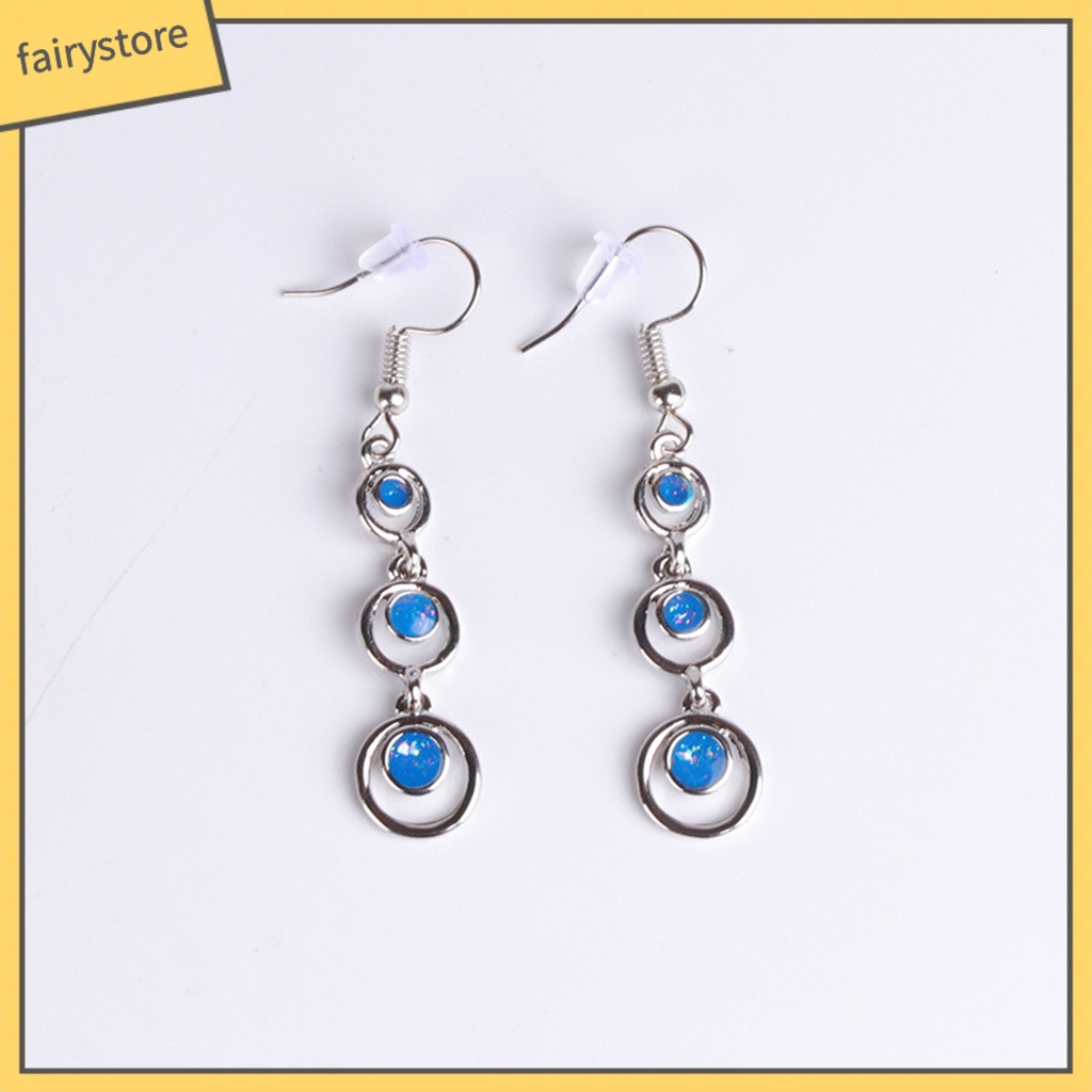 Đôi Khuyên Tai Dáng Dài Chất Liệu Thép Không Gỉ