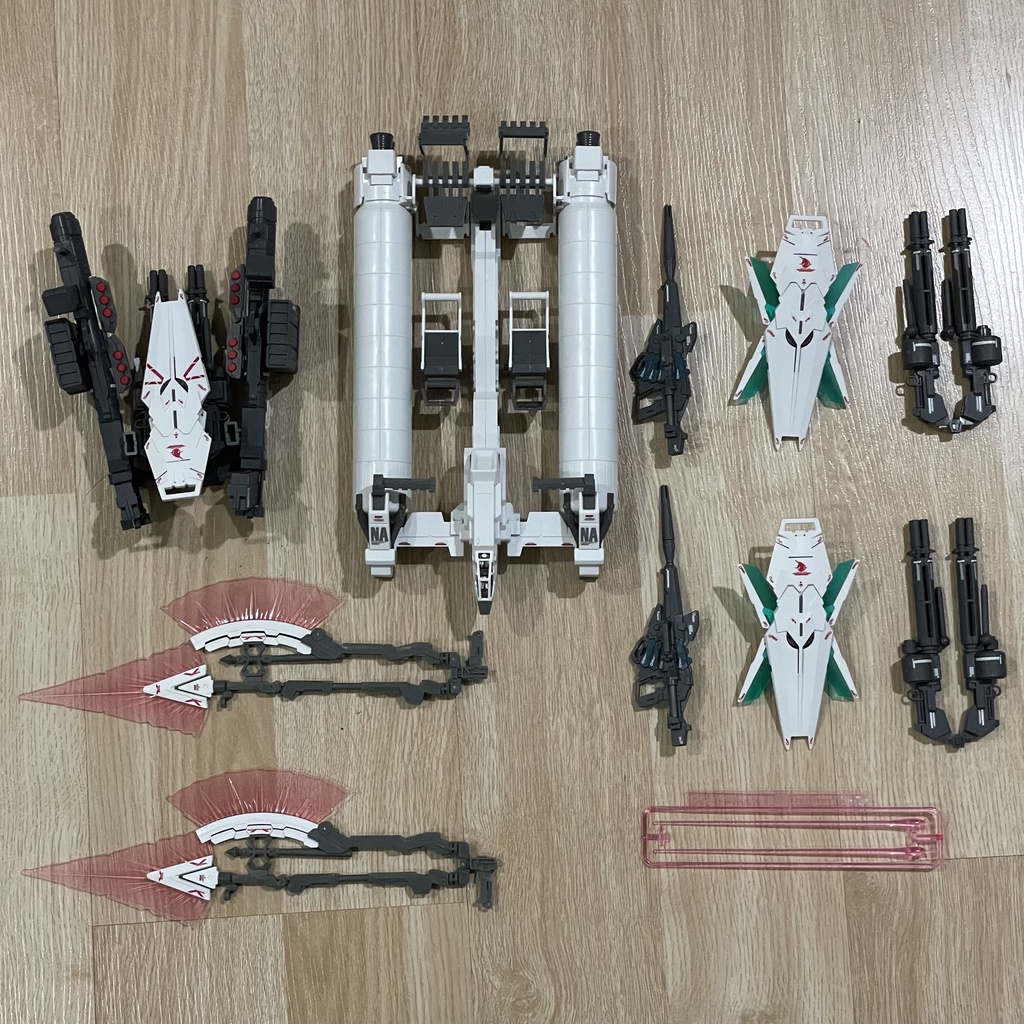 Phụ kiện vũ khí mg 1/100 gundam Unicorn Bandai