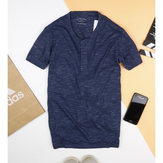 áo phông nam henley form slimfit