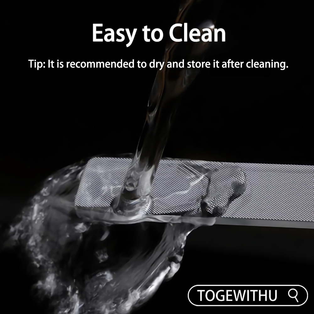 TOGEWITHU Cây Giũa Móng Tay Chuyên Nghiệp Bằng Kính Nano Chất Lượng Cao