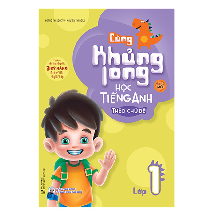 [Mã LIFEMALL995 giảm 10% đơn 99K] Sách Cùng Khủng Long Học Tiếng Anh Theo Chủ Đề Lớp 1 (Tái bản)