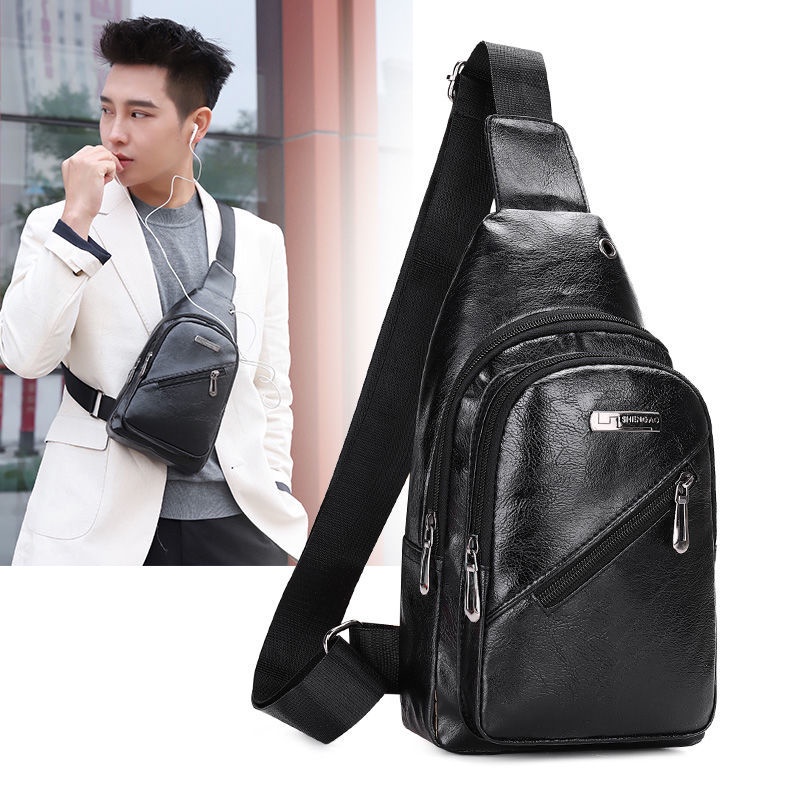 Phép thuật🎏Túi đeo chéo bằng da thời trang cá tính cho nam | BigBuy360 - bigbuy360.vn