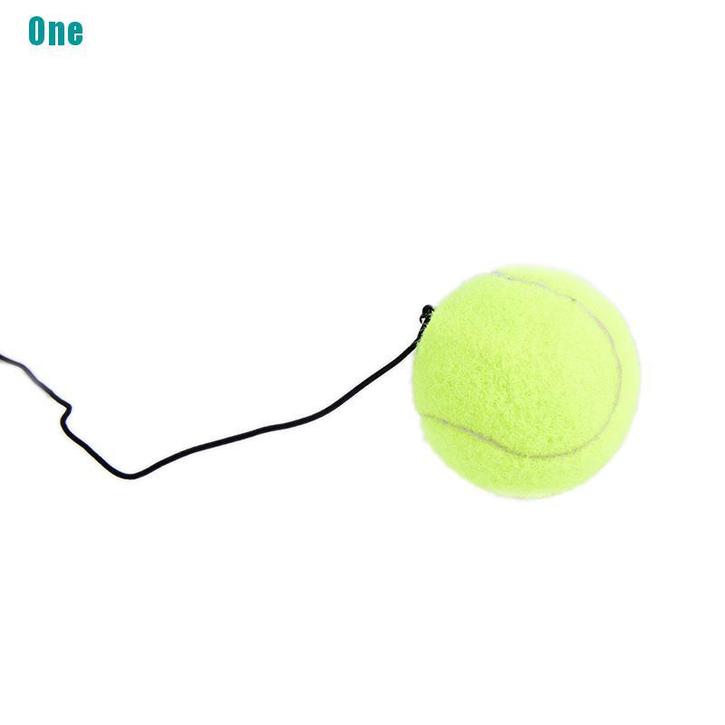 Quả bóng cao su đàn hồi có dây dùng luyện tập tennis