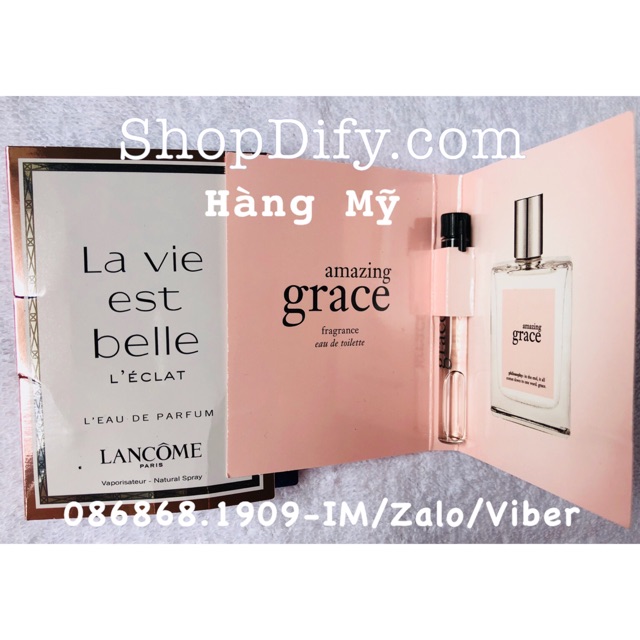 Vial Sample Nước Hoa Chính Hãng | Thế Giới Skin Care