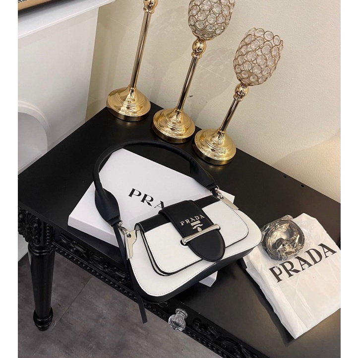 Túi Pra.da Kẹp Nách FULL BOX Phom Xịn Phụ Kiện Như Hình QSTX0252