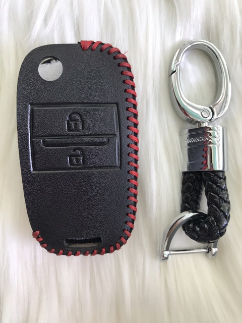 Bao Da Bảo Vệ Chìa Khóa remote Kia Morning  Soluto 2 nút