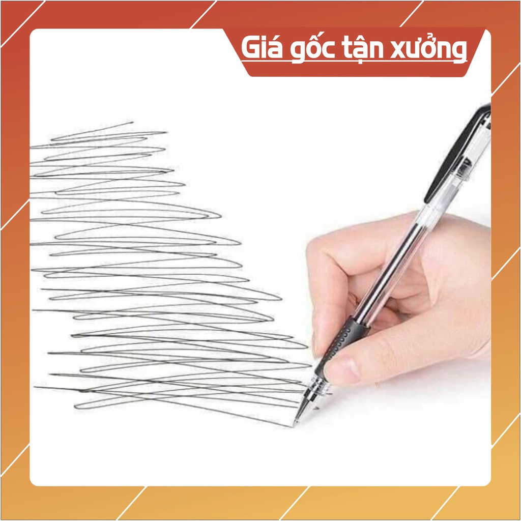 [Giá Hủy Diệt] Bút bi mực nước MÀU ĐEN