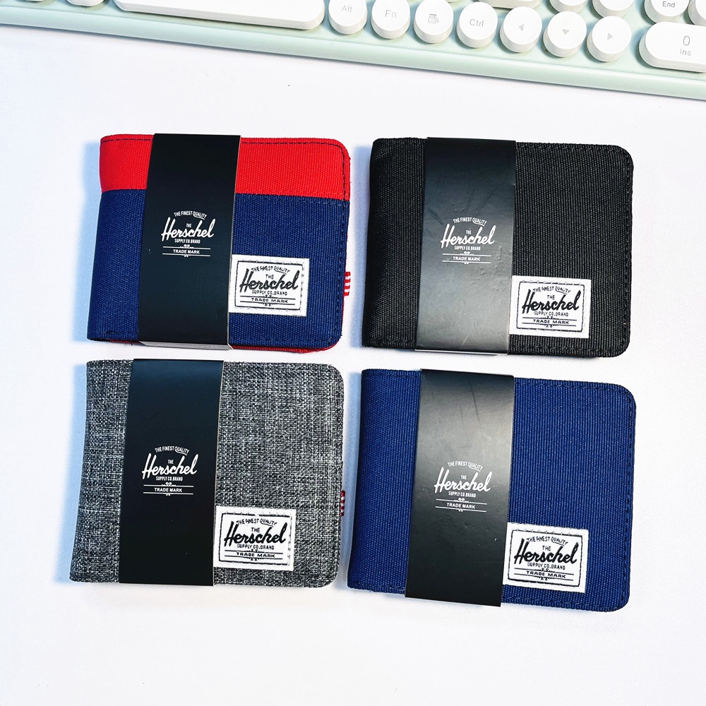 Ví Gấp Đựng Thẻ Bằng Vải Bạt Mẫu Mới Dành Cho Nam Và Nữ