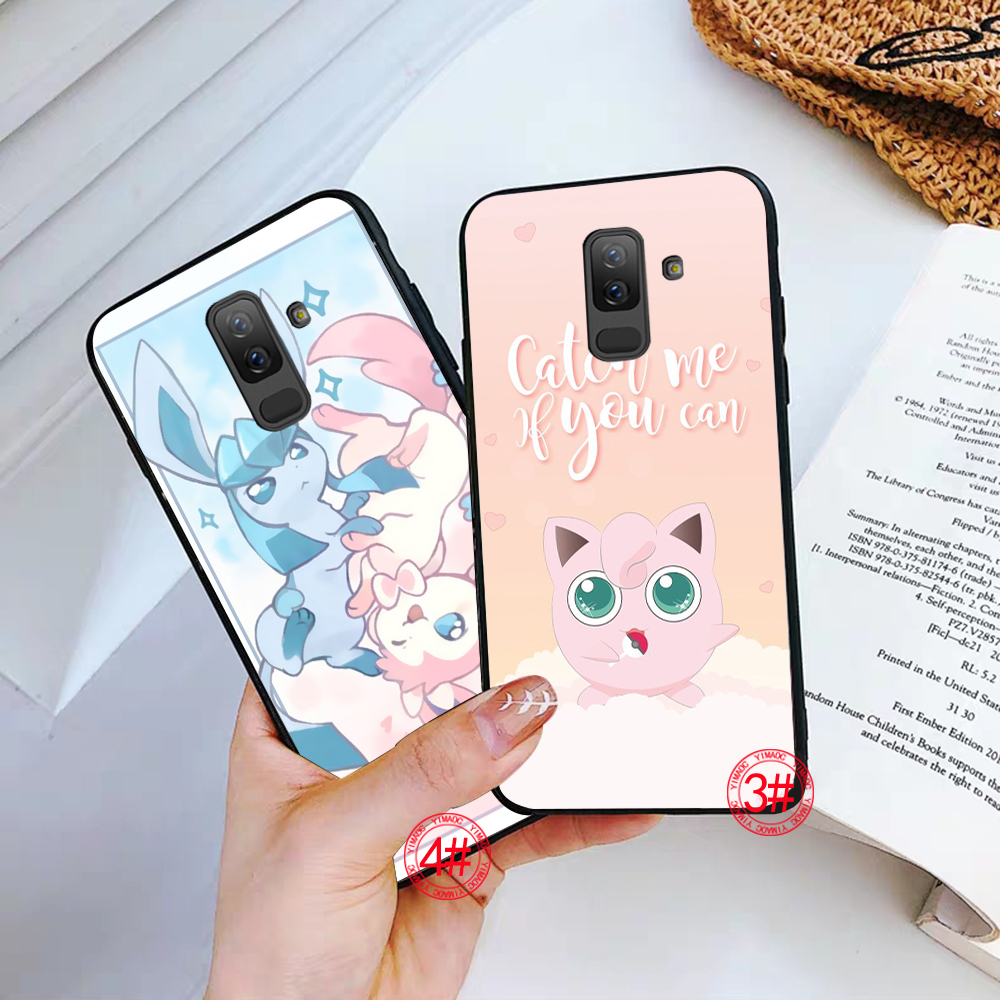 Ốp điện thoại mềm họa tiết Pokemon 115U cho Samsung J2 Prime J4 Plus J6 Prime J7 Pro J8