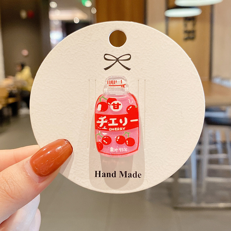 Kẹp Tóc Hình Dáng Bình Nước Đáng Yêu Cá Tính Cho Bé