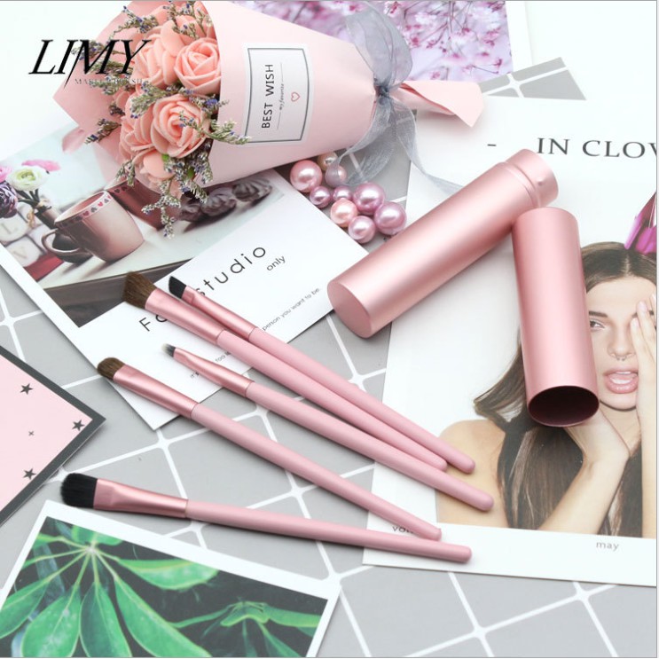 Bộ 05 Cọ Trang Điểm Makeup Mắt Lông Ngựa Chuyên Nghiệp LIMY LIMY01