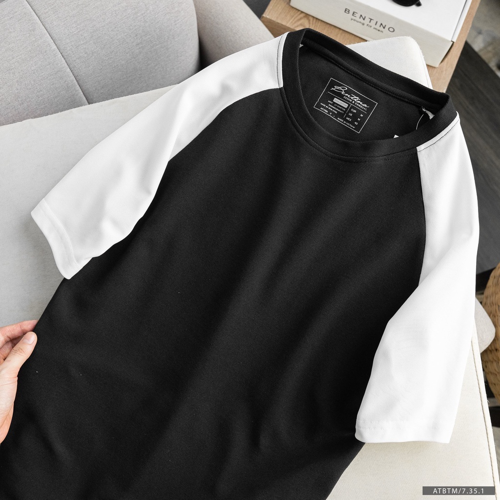 Áo thun thời trang nam phối màu độc đáo, chất vải thun pique dòng cao cấp, mặc cực êm 7351