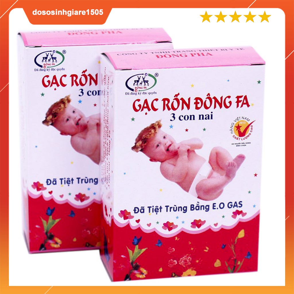 Gạc băng rốn cho bé sơ sinh