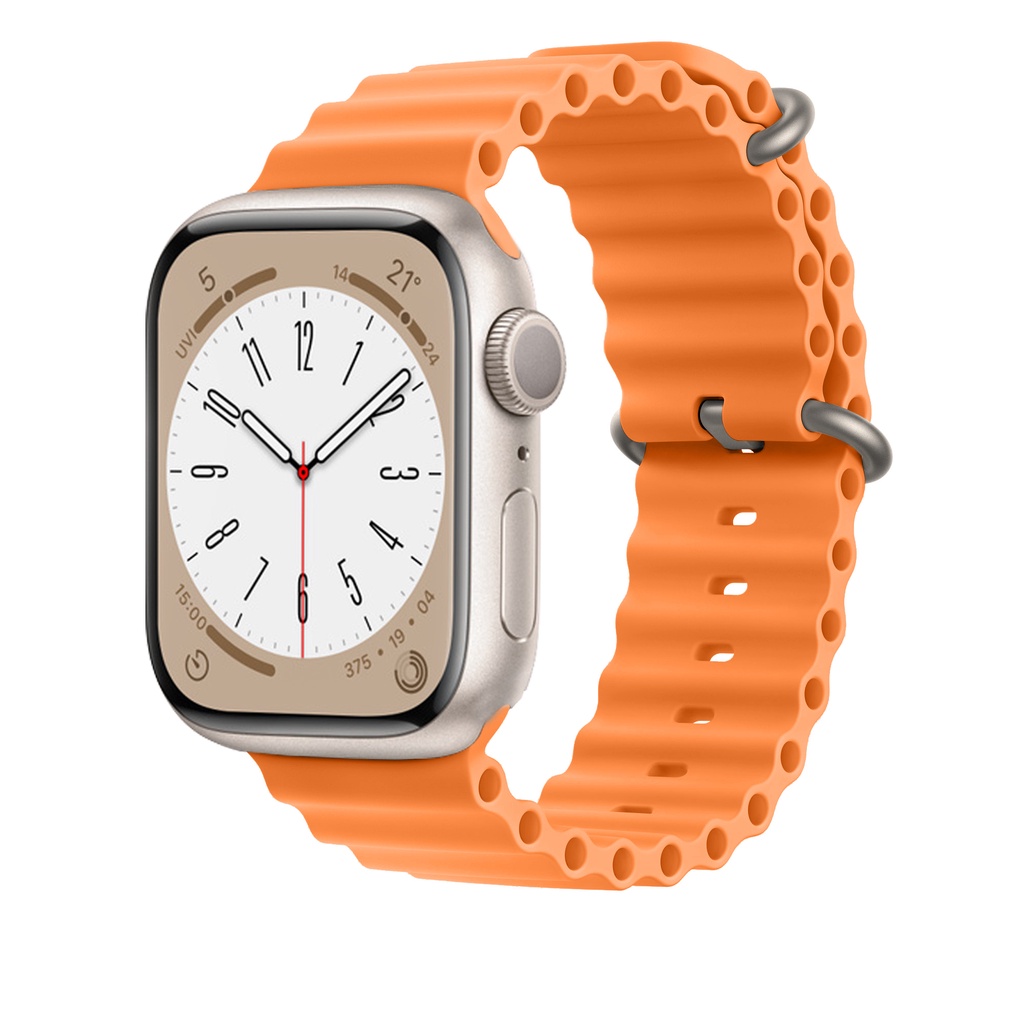 Dây Đeo Đồng Hồ Thông Minh 44mm 49mm 40mm 45mm 41mm 42mm 38mm 40 44 45 mm i-Watch Ultra series 7 6 3 se 8