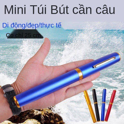 Que câu cá, Thương mại điện tử Cross-Border Ultra Steel Pen Fishing Mini Ice Fishing, Pocket Raft, Portable