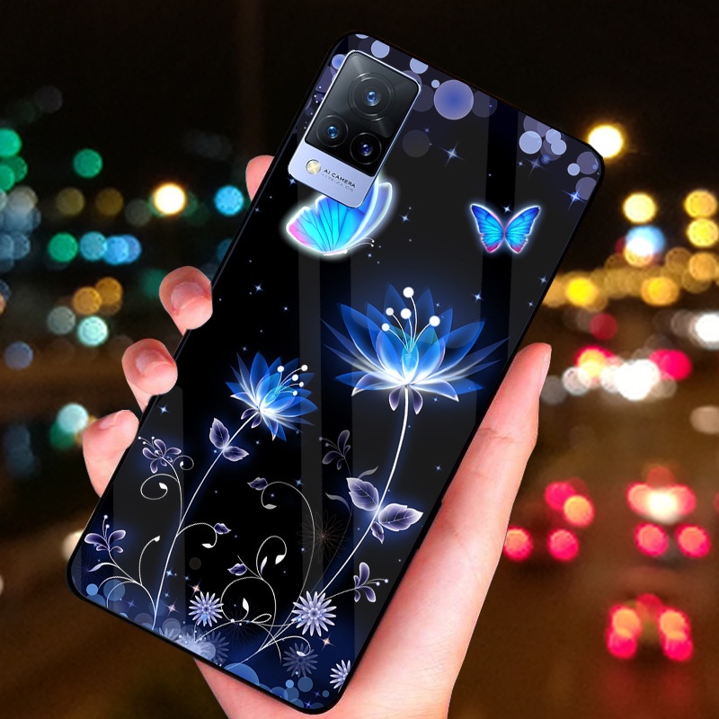 Ốp Lưng VIVO V20, V21 5G mặt lưng cường lực chất lượng, cao cấp, sáng bóng