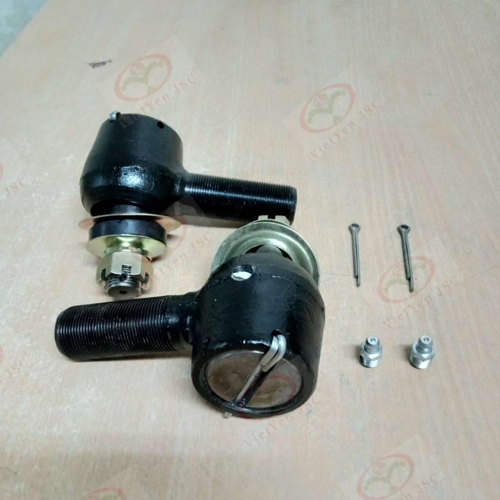 Một cặp (2 cái) Rô tuyn (rô tin) lái dùng cho xe tải 5 tấn - 6.5 tấn,EQ140 gai 27mm, côn (phần nhỏ nhất) 20mm, có chỉnh