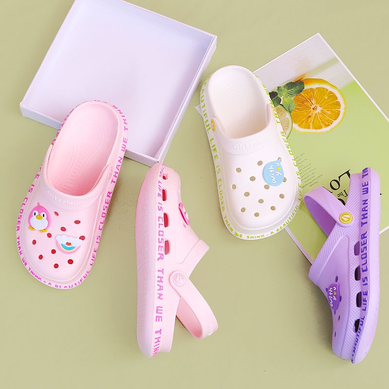 Giày Crocs Size 36-41 Kiểu Dáng Dễ Thương Cho Nữ