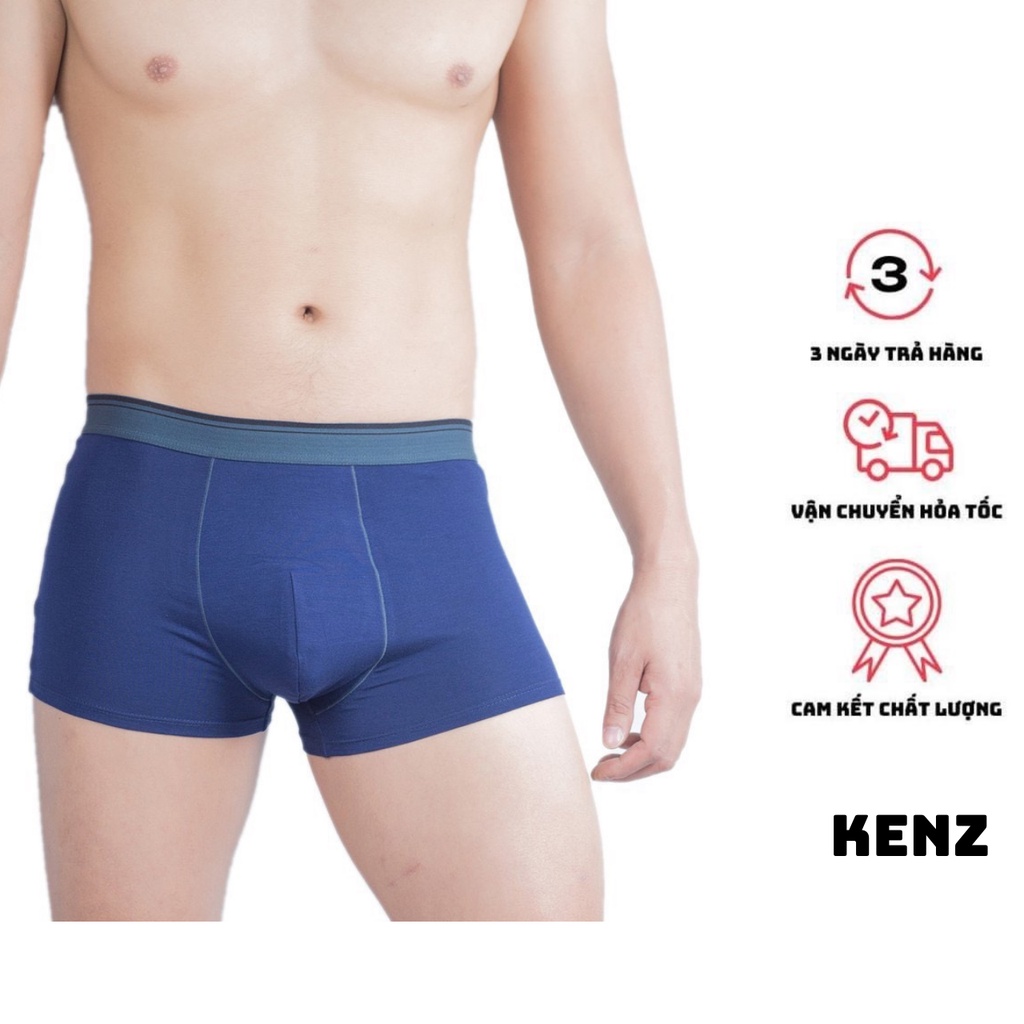 COMBO 5 Quần lót nam quần boxer nam Túi zip riêng biệt co giãn 4 chiều