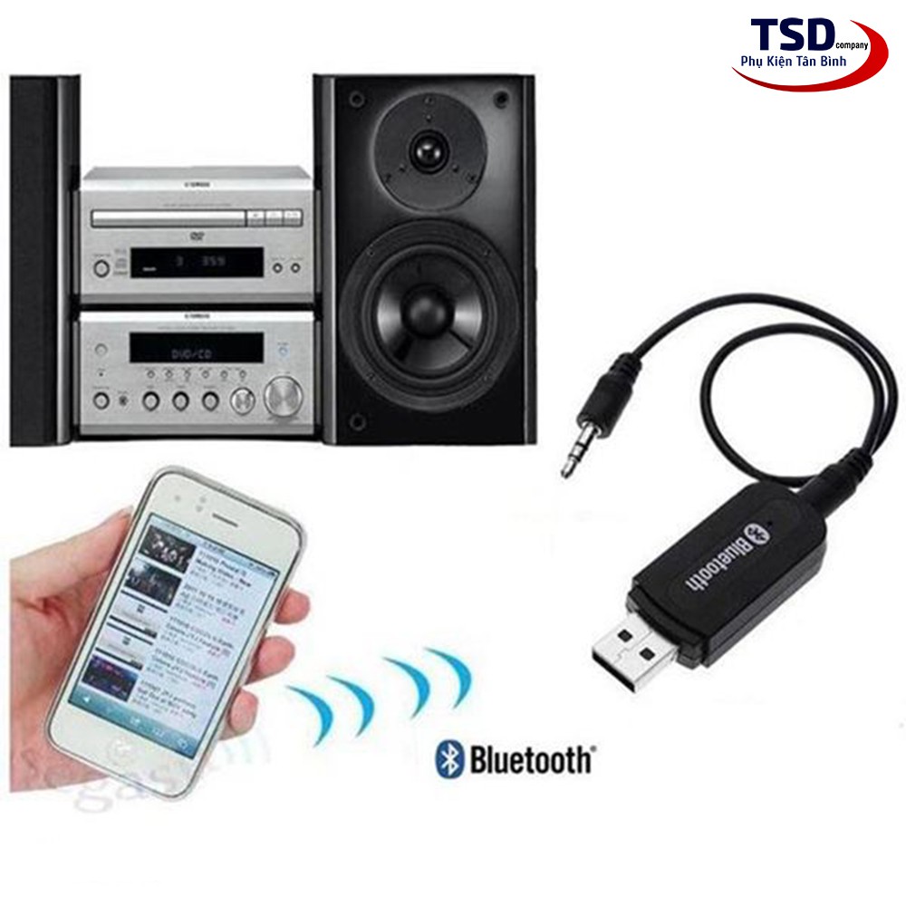 USB BLUETOOTH Biến Loa Thường Thành Loa Bluetooth