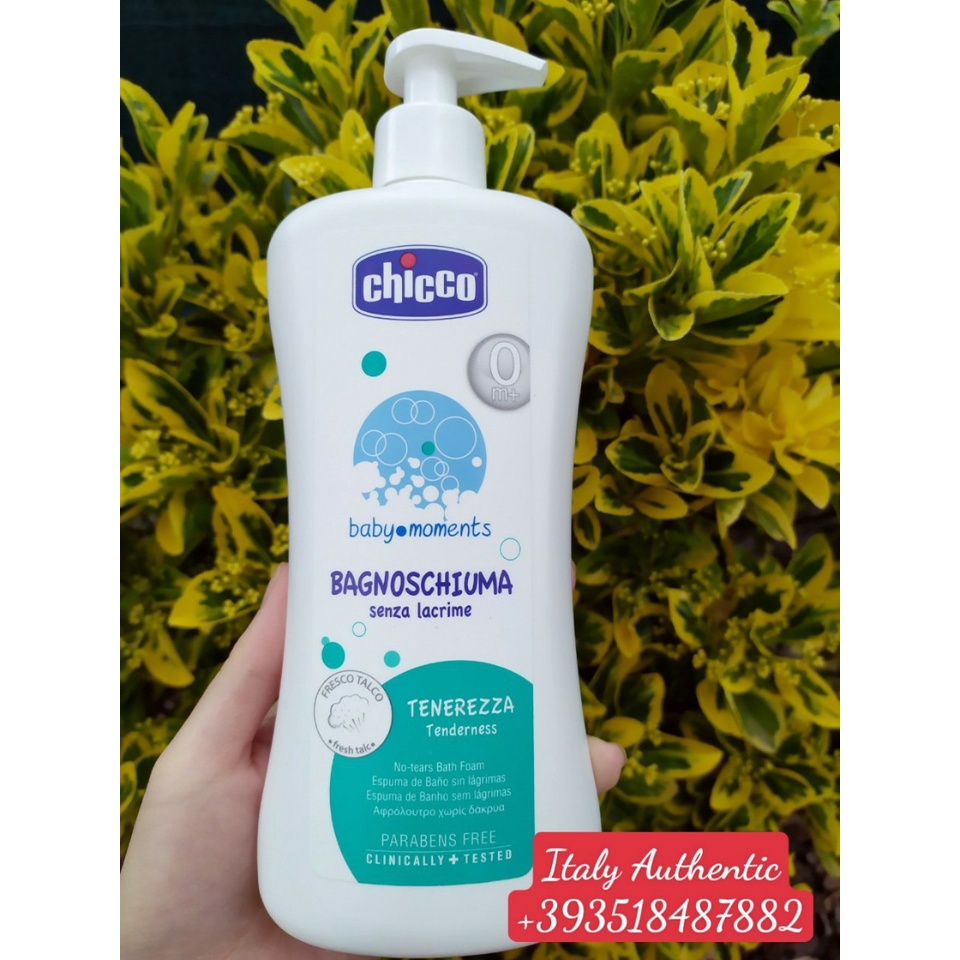 Sữa tắm gội Chicco yến mạch/ hoa cúc/ Teddy/ Malva 500ml