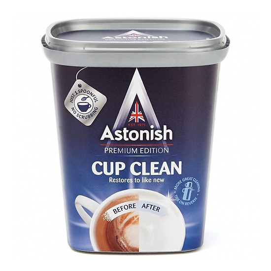 Chất tẩy rửa cặn trà cà phê Astonish 350g Anh Quốc