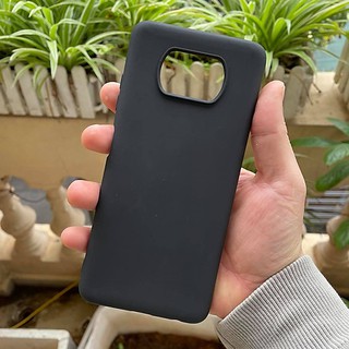 Ốp lưng dẻo nhám cho Xiaomi Poco X3 NFC chống vân tay, chống bẩn, mồi hôi siêu bền ( Màu đen)