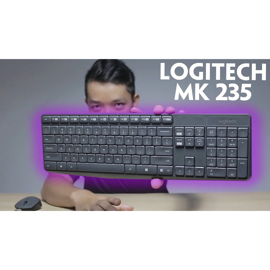 Bàn phím+Chuột máy tính WIRELESS Logitech MK235