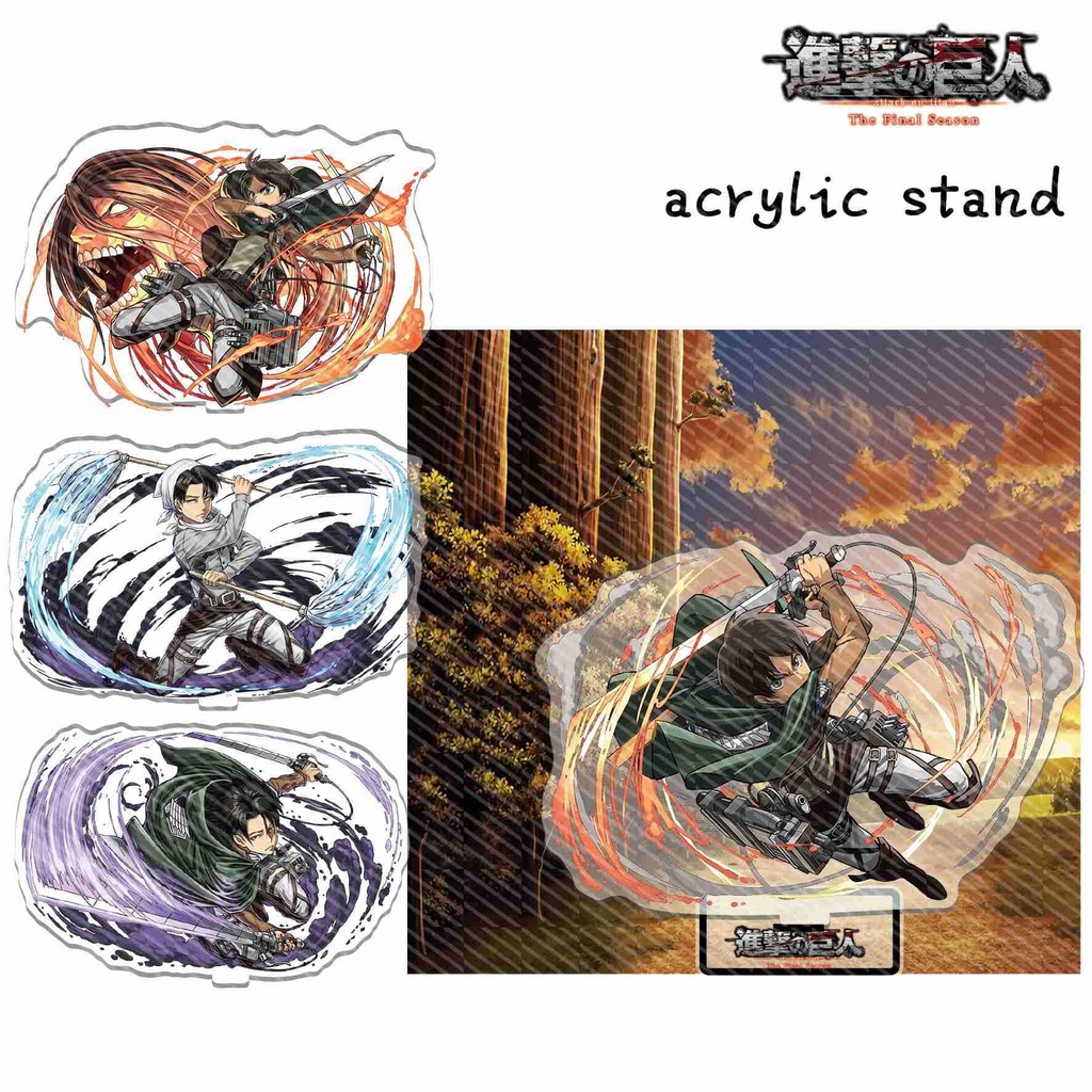 Mô Hình Nhân Vật Levi Mikasa Eren Trong Attack On Titan 16cm Để Bàn Trang Trí Nhà / Văn Phòng