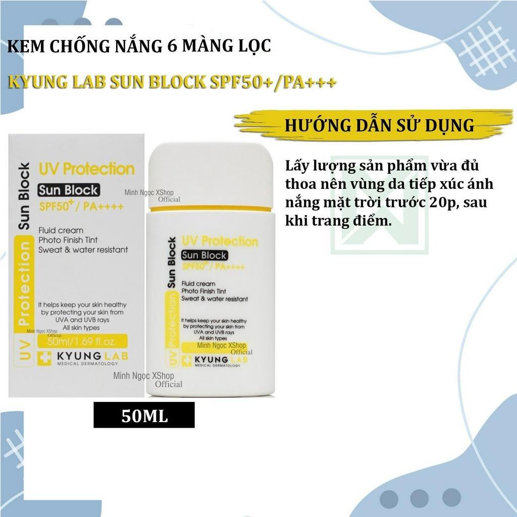 Kem chống nắng 6 màng lọc KyungLab Sun Block SPF50+/ PA+++ 50ML