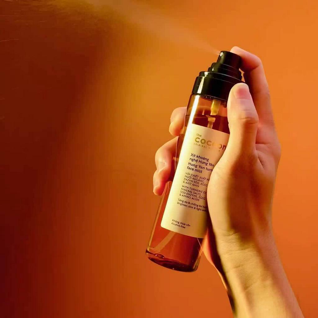 Xịt khoáng Nghệ Hưng Yên Cocoon 130ml làm sáng và cấp ẩm | BigBuy360 - bigbuy360.vn