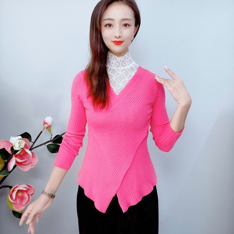 Áo Ren Không Tay Cổ Rùa Màu Trơn Thêu Hoa Đính Đá Có Thể Tháo Rời Màu Sắc Xinh Xắn Dành Cho Nữ