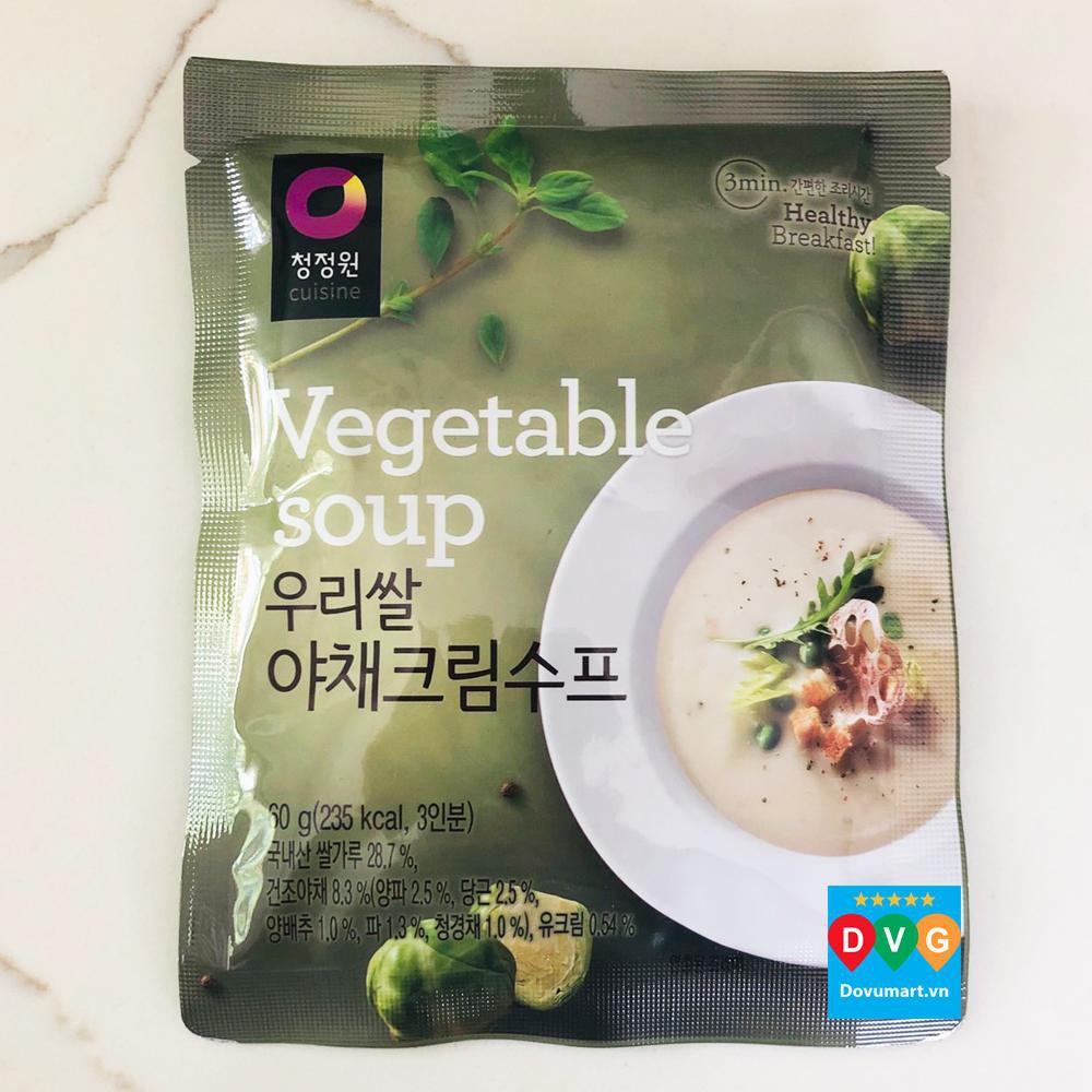 Súp Rau Ăn Liền Hàn Quốc ( Vegetable Soup) Daesang 60g ( 235 kcal)