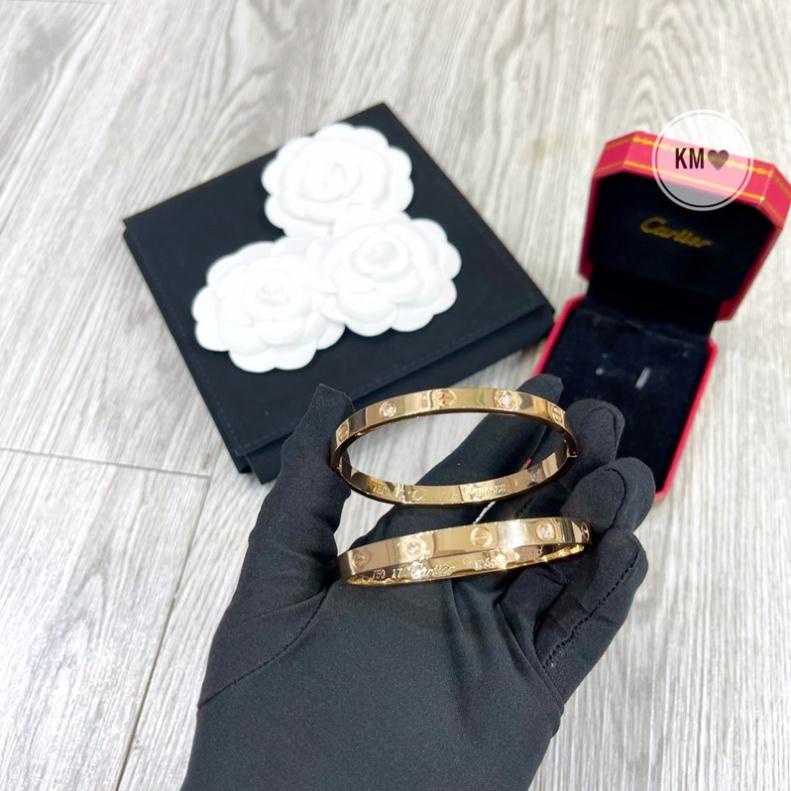 Vòng tay catier titan cao cấp vòng tay nữ - Phụ kiện trang sức Hari korea accessories