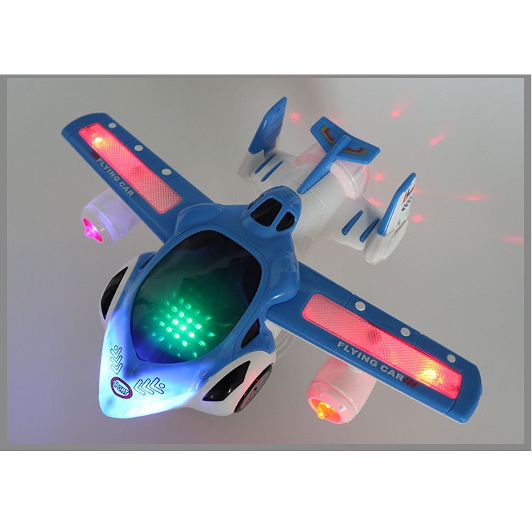 Đồ chơi xe ô tô cảnh sát biến hình, xoay 360, có đèn, có nhạc loại xịn có pin có tô vít đóng hộp